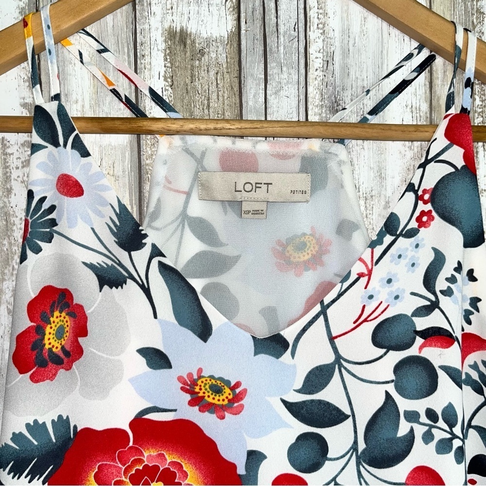 Loft White Floral Tank - Picture 5 of 5